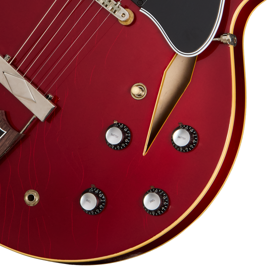 Gibson Custom 1964 Trini Lopez Standard Reissue, Ultra Light Aged, Sparkling Burgundy Electric Guitar Gibson Custom