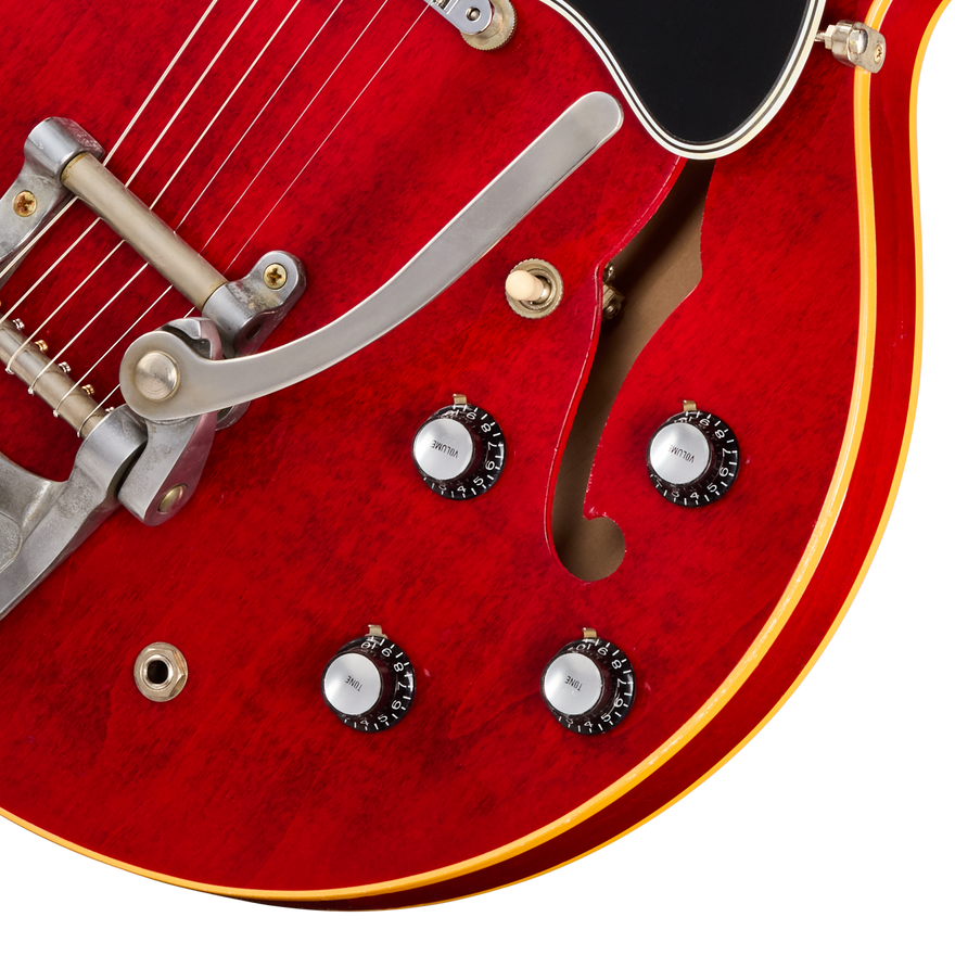 Gibson Custom Gustavo Cerati 1965 ES-335, Sixties Cherry, Limited, Exclusive Electric Guitar Gibson Custom