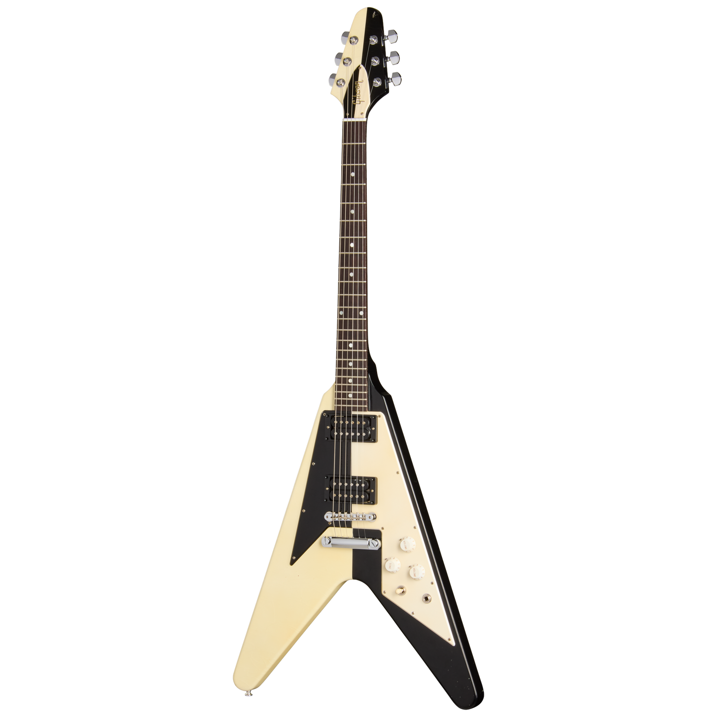 Gibson Custom Michael Schenker 1971 Flying V Collector’s Edition, Black/White Electric Guitar Gibson