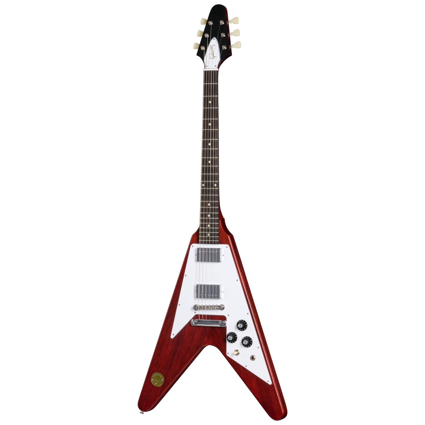 Gibson Custom 1971 Flying V Medallion Reissue, VOS, Medallion Cherry Electric Guitar Gibson Custom