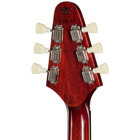 Gibson Custom 1971 Flying V Medallion Reissue, VOS, Medallion Cherry Electric Guitar Gibson Custom