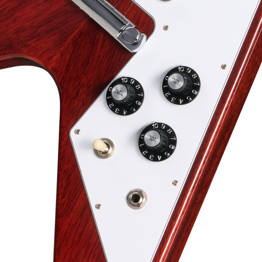 Gibson Custom 1971 Flying V Medallion Reissue, VOS, Medallion Cherry Electric Guitar Gibson Custom