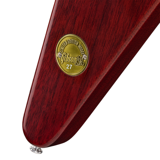 Gibson Custom 1971 Flying V Medallion Reissue, VOS, Medallion Cherry