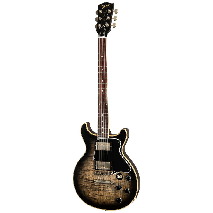 Gibson Custom Les Paul Special Double Cut Figured Maple Top VOS, Cobra Burst Electric Guitar Gibson Custom