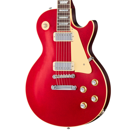 Gibson Custom LE 1976 Les Paul Deluxe Reissue, VOS, Red Sparkle Top Electric Guitar Gibson Custom
