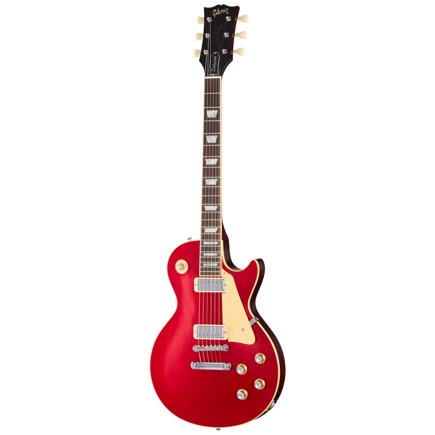 Gibson Custom LE 1976 Les Paul Deluxe Reissue, VOS, Red Sparkle Top Electric Guitar Gibson Custom