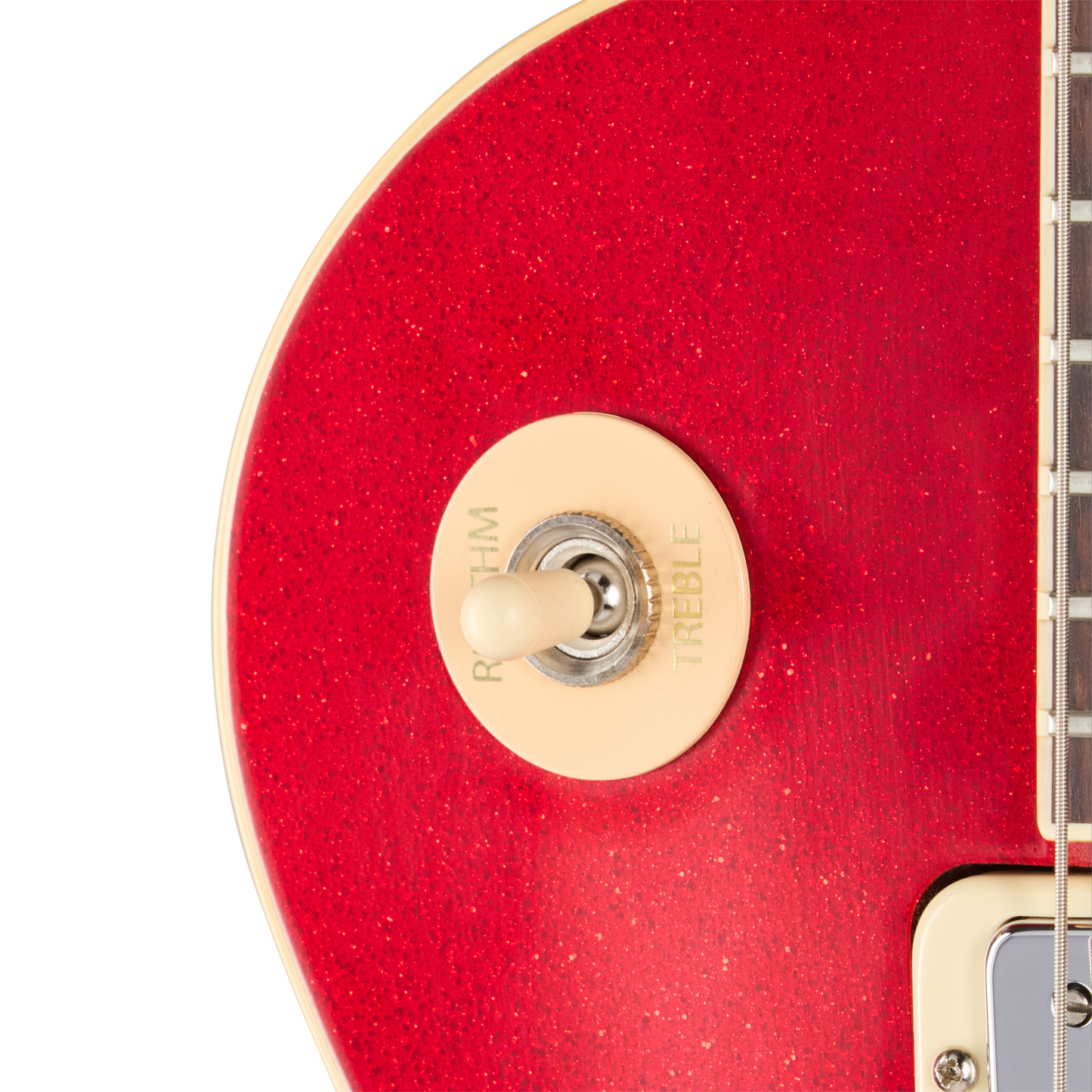Gibson Custom LE 1976 Les Paul Deluxe Reissue, VOS, Red Sparkle Top Electric Guitar Gibson Custom