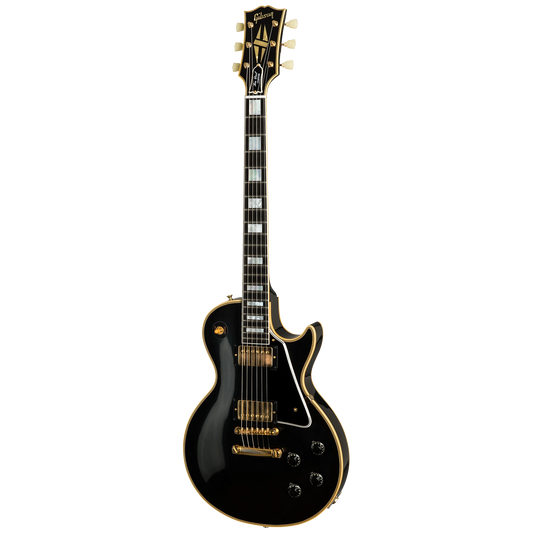 Gibson Custom 1957 Les Paul Custom Reissue, VOS, Ebony Electric Guitar Gibson Custom