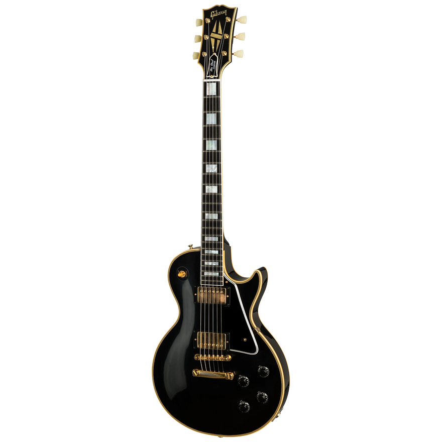 Gibson Custom 1957 Les Paul Custom Reissue, VOS, Ebony Electric Guitar Gibson Custom