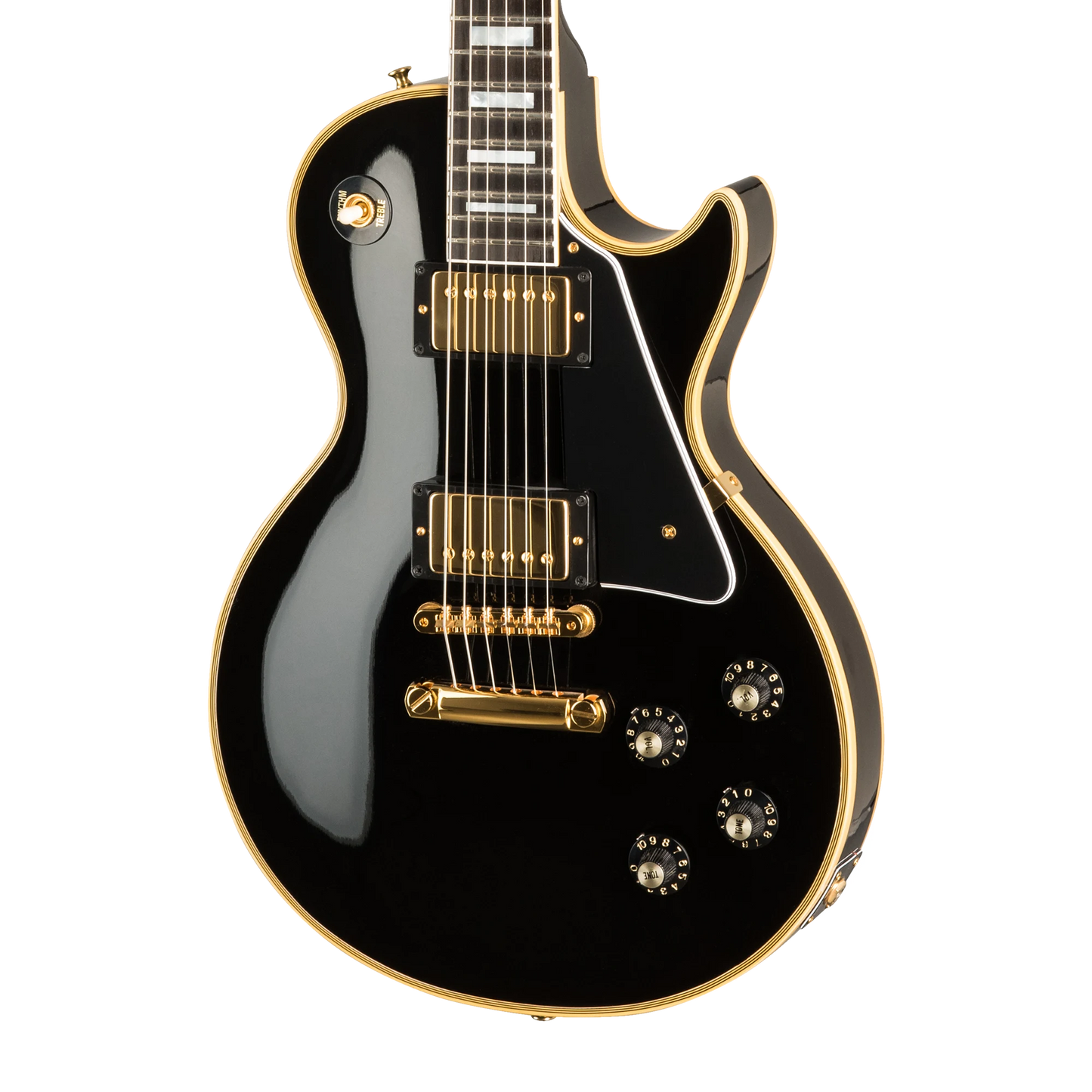 Gibson Custom 1968 Les Paul Custom Reissue Gloss, Ebony Electric Guitar Gibson Custom
