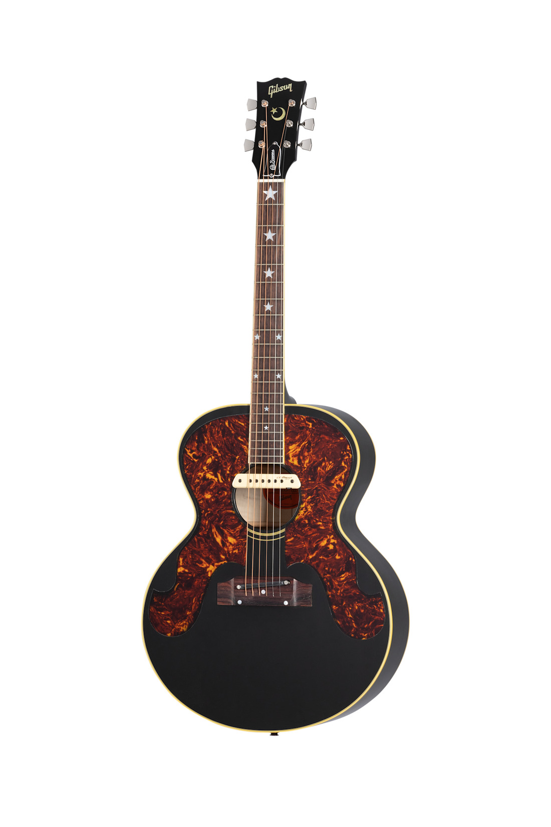 Gibson Custom Cat Stevens J-180 Collector's Edition, Ebony Acoustic Guitar Gibson Custom