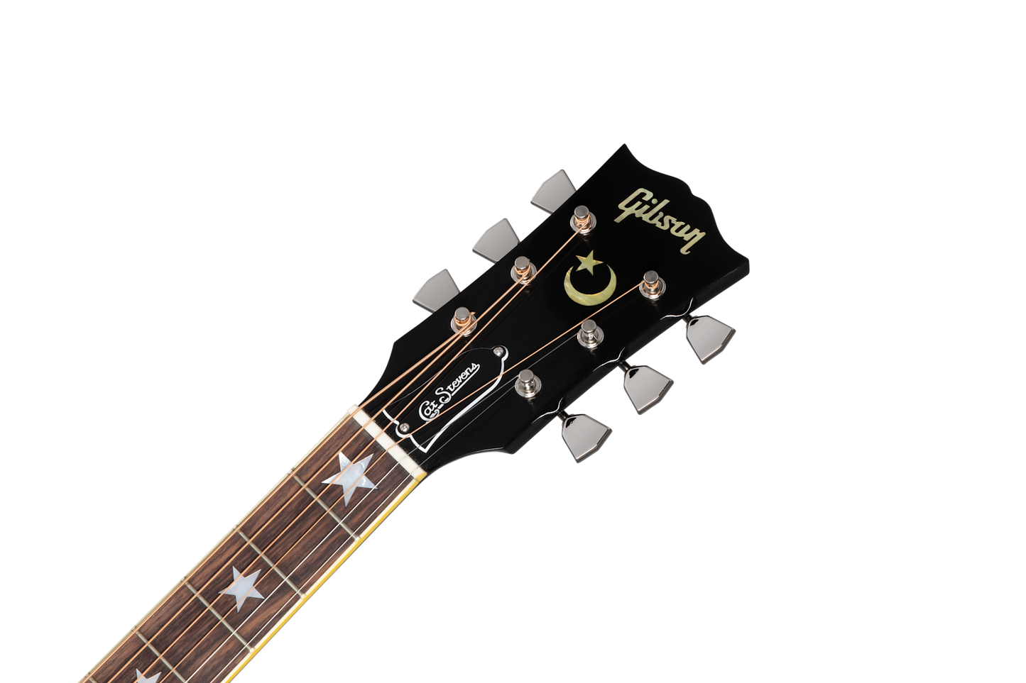 Gibson Custom Cat Stevens J-180 Collector's Edition, Ebony Acoustic Guitar Gibson Custom