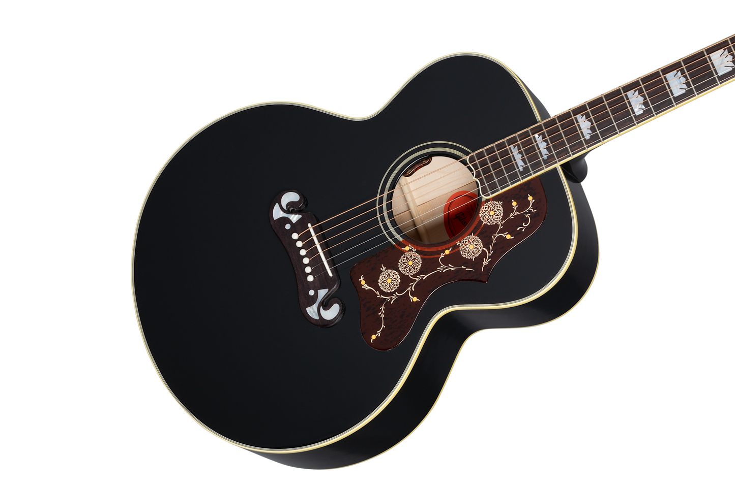 Gibson Custom Elvis SJ-200, Ebony Acoustic Guitar Gibson Custom