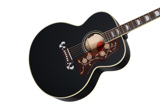 Gibson Custom Elvis SJ-200, Ebony Acoustic Guitar Gibson Custom