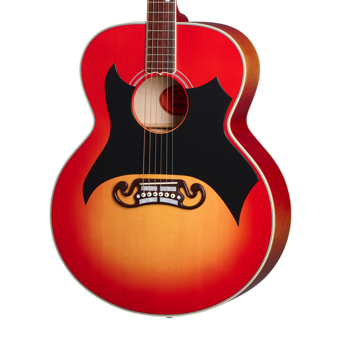 Gibson Custom Johnny Cash SJ-200, Vintage Cherry Sunburst Acoustic Guitar Gibson Custom