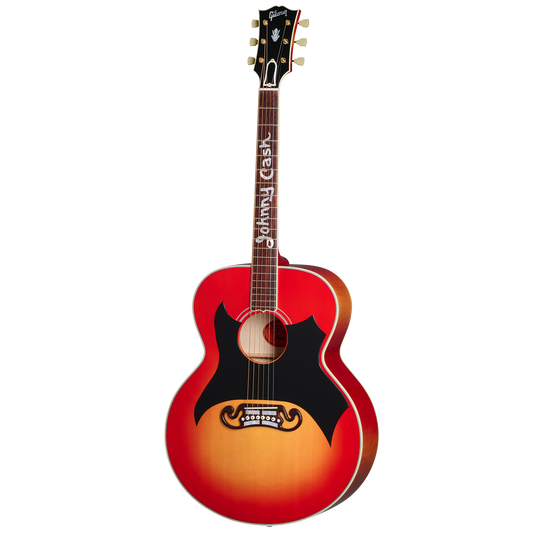Gibson Custom Johnny Cash SJ-200, Vintage Cherry Sunburst Acoustic Guitar Gibson Custom