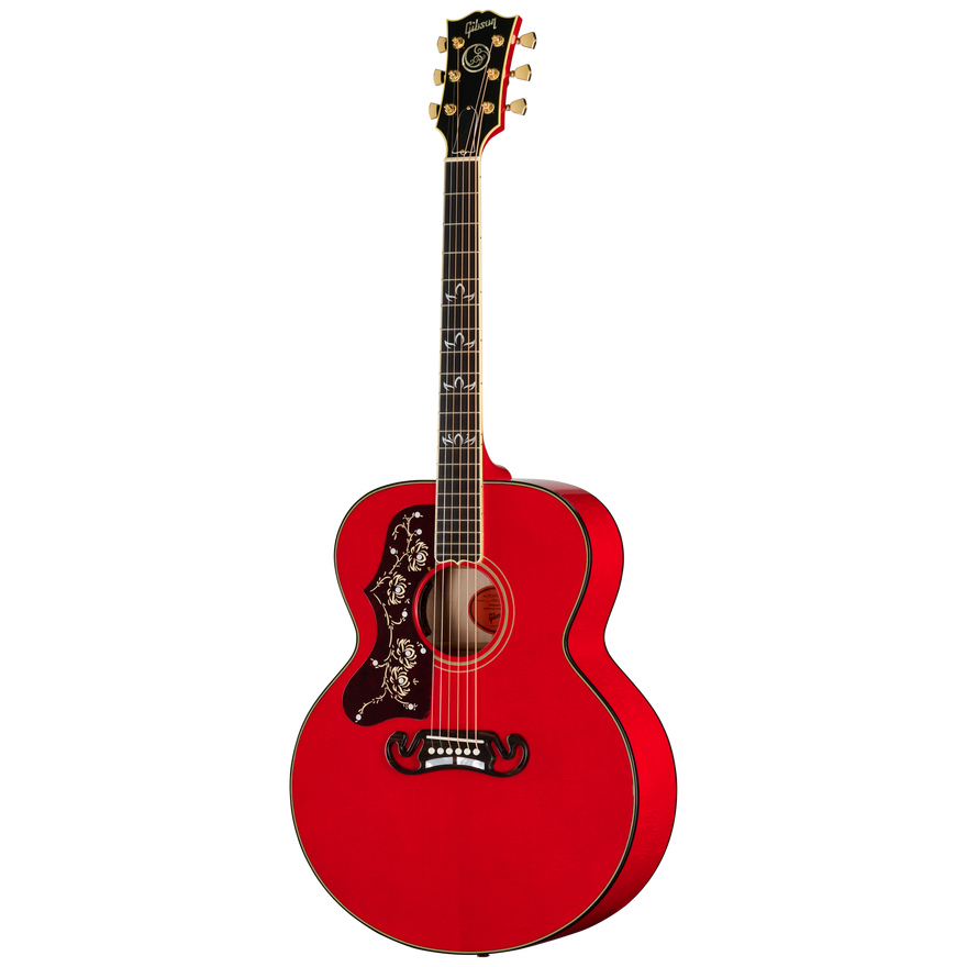 Gibson Custom Orianthi SJ-200, Left-Handed, Cherry Acoustic Guitar Gibson Custom