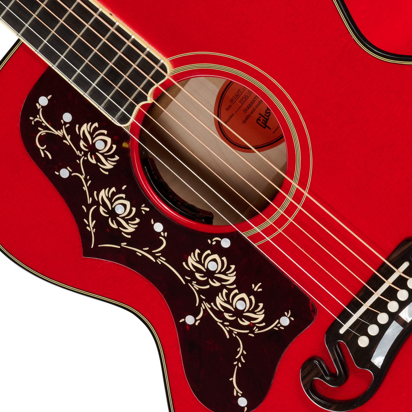 Gibson Custom Orianthi SJ-200, Left-Handed, Cherry Acoustic Guitar Gibson Custom