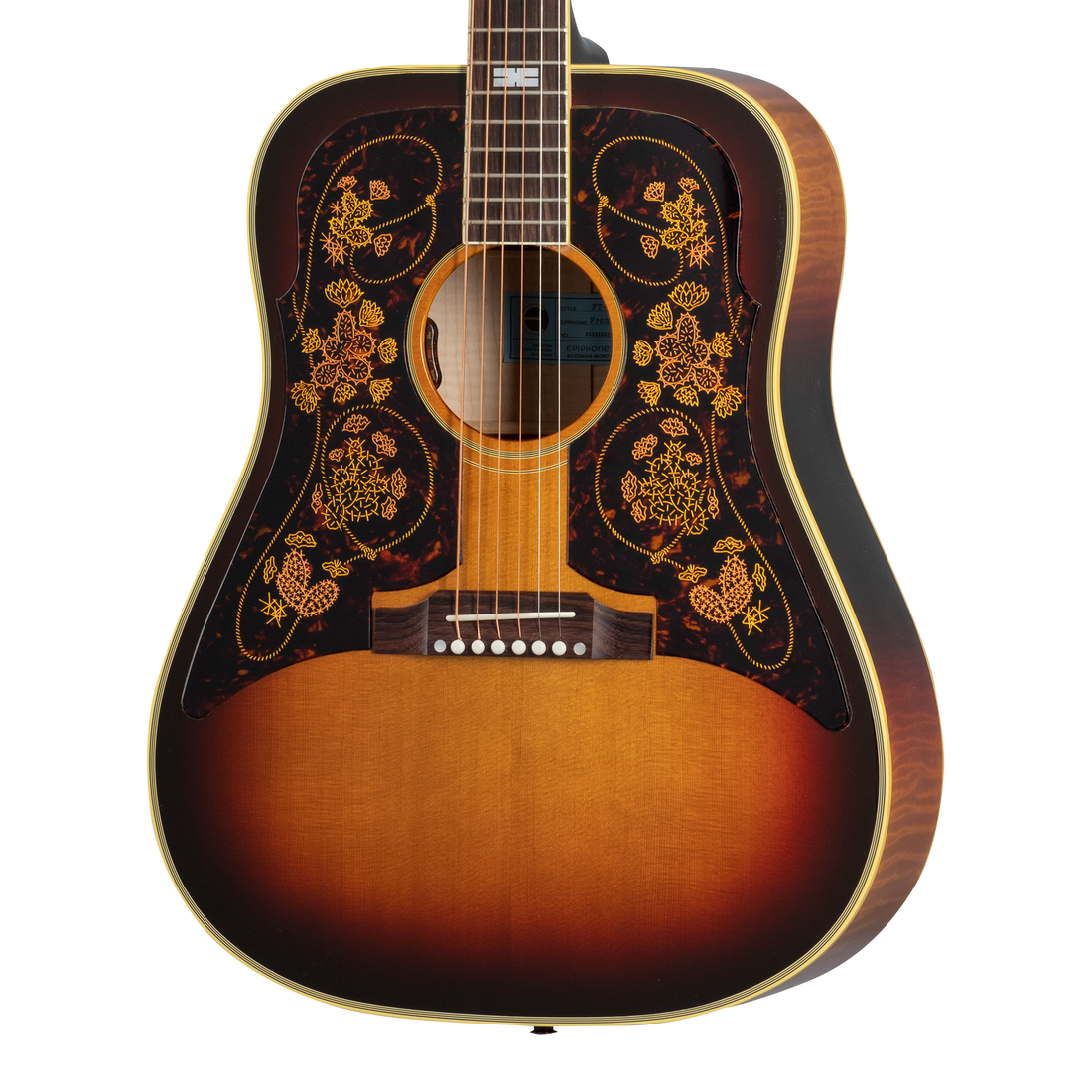 Epiphone USA Chris Stapleton Frontier, Frontier Burst Acoustic Guitar Epiphone