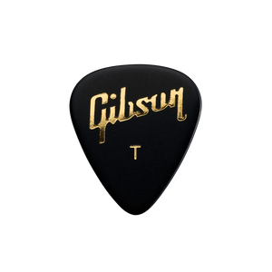 Gibson Standard Black Picks, 12-Pack Picks Gibson Thin Black