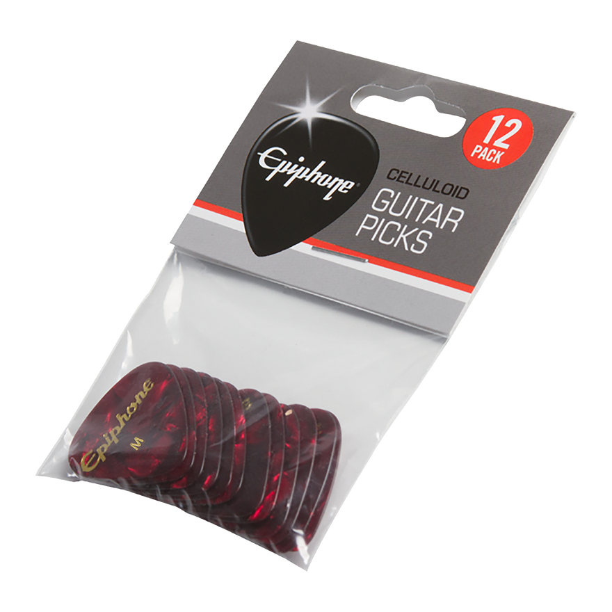 Epiphone Picks, 12-Pack, Medium Picks Epiphone