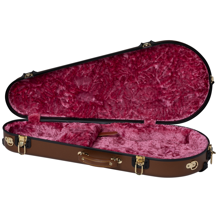 Gibson Signature Series Calton Case, Mandolin, Brown, Exclusive Hardshell Case Gibson