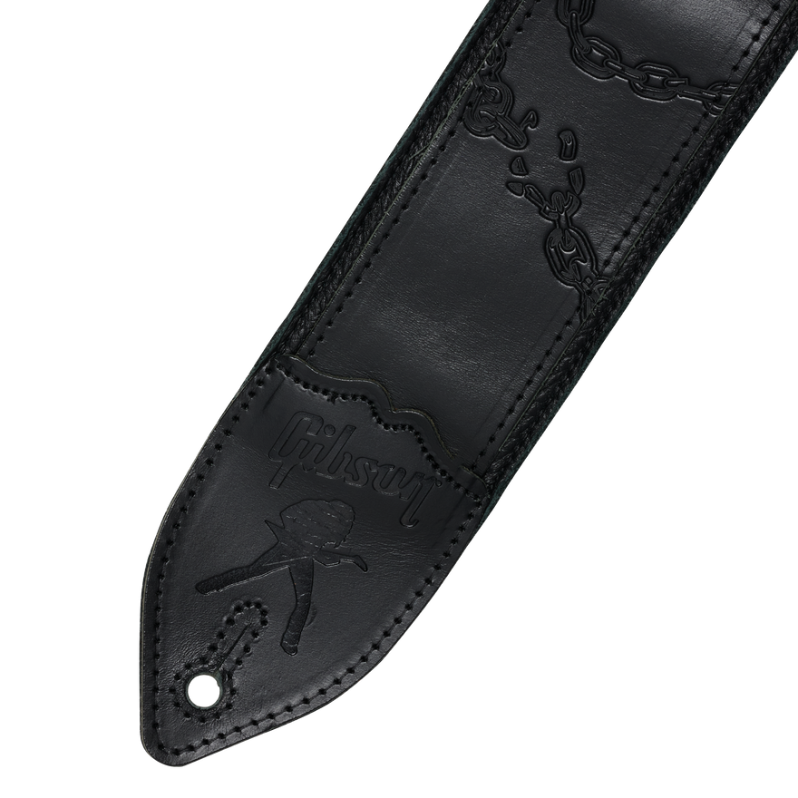 Gibson Dave Mustaine Signature Guitar Strap, Black, Exclusive Strap Gibson