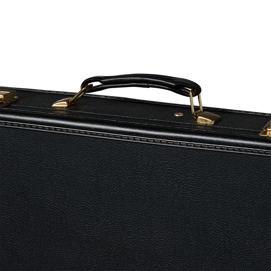 Gibson Historic Firebird Hardshell Case, Aged, Black/Goldenrod Hardshell Case Gibson