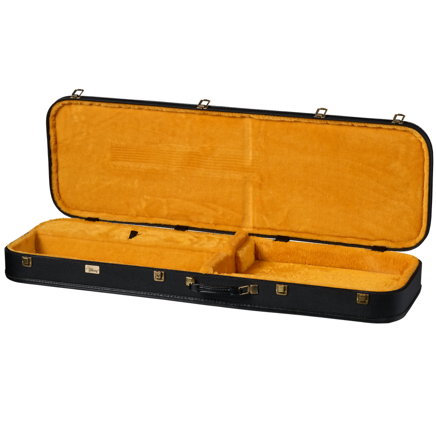 Gibson Historic Firebird Hardshell Case, Aged, Black/Goldenrod Hardshell Case Gibson