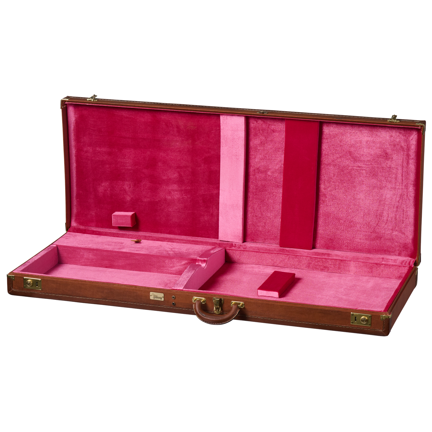 Gibson Historic '58 Korina Explorer Hardshell Case, Aged, Brown/Pink Hardshell Case Gibson