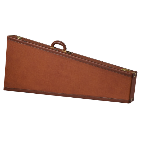 Gibson Historic '58 Korina Flying V Hardshell Case, Aged, Brown/Pink Hardshell Case Gibson