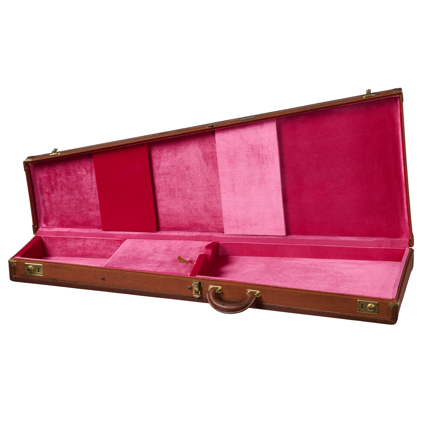 Gibson Historic '58 Korina Flying V Hardshell Case, Aged, Brown/Pink Hardshell Case Gibson