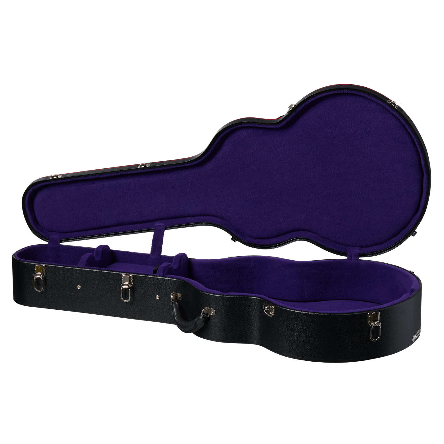 Gibson Pre-War Historic Hardshell Case, SJ-200, Black/Purple Hardshell Case Gibson