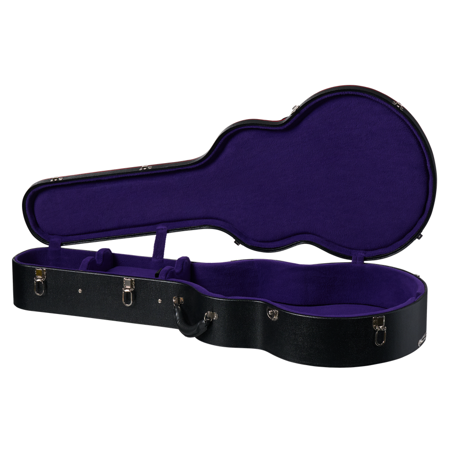 Gibson Pre-War Historic Hardshell Case, SJ-200, Black/Purple Hardshell Case Gibson