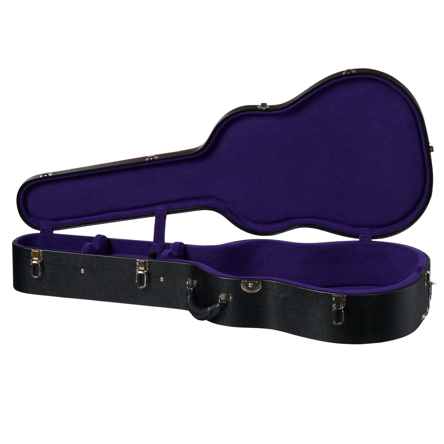 Gibson Pre-War Historic Hardshell Case, J-45, Black/Purple Hardshell Case Gibson