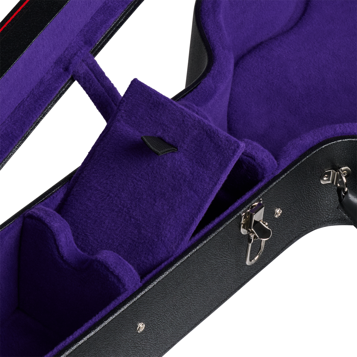 Gibson Pre-War Historic Hardshell Case, J-45, Black/Purple Hardshell Case Gibson