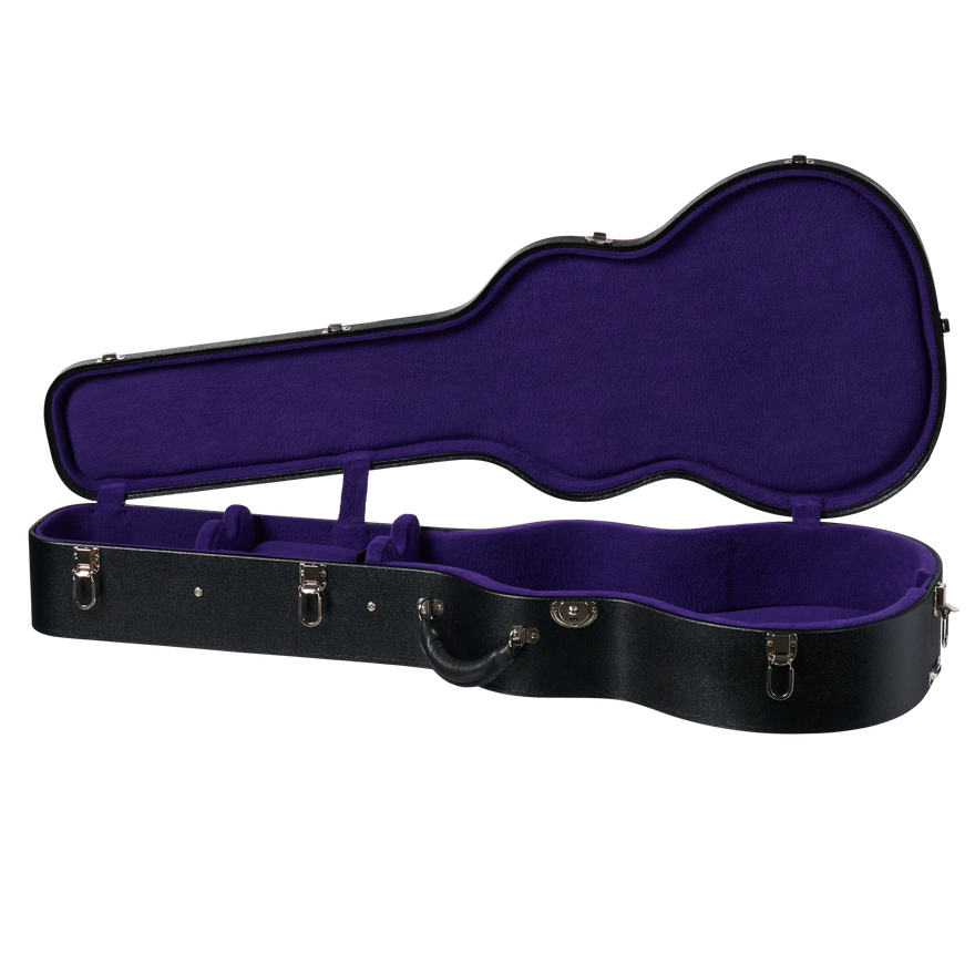 Gibson Pre-War Historic Hardshell Case, L-00, Black/Purple Hardshell Case Gibson