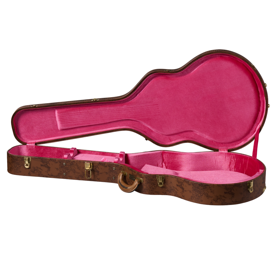 Lifton Historic 50s Hardshell Case, ES-335, Aged, Brown/Pink Hardshell Case Lifton