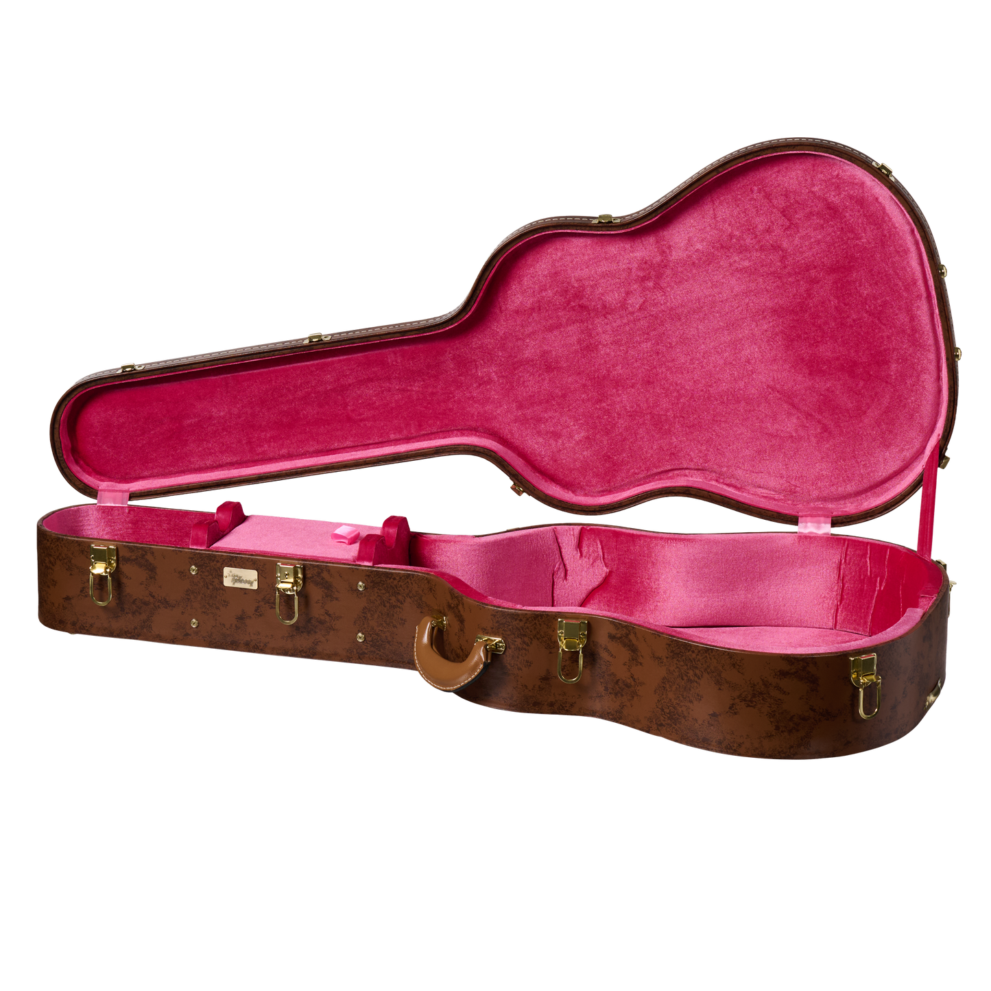 Lifton Historic 50s Hardshell Case, J-45, Brown/Pink Hardshell Case Lifton