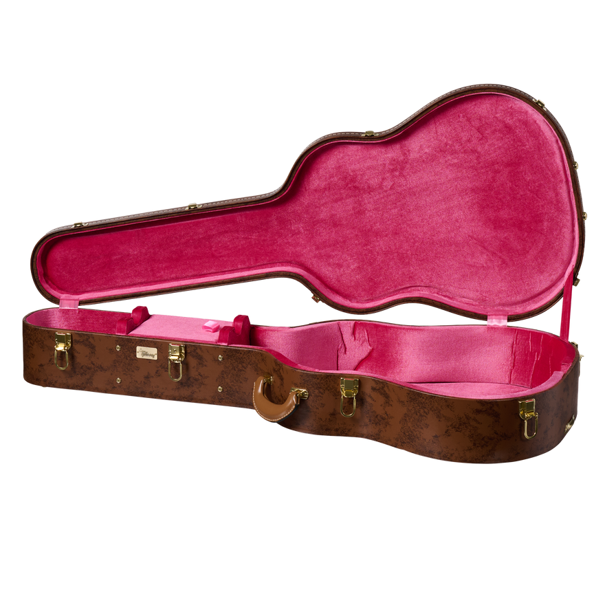 Lifton Historic 50s Hardshell Case, J-45, Brown/Pink Hardshell Case Lifton
