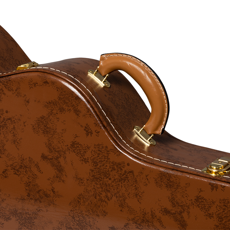 Lifton Historic Hardshell Case, SJ-200, Brown/Pink Hardshell Case Lifton