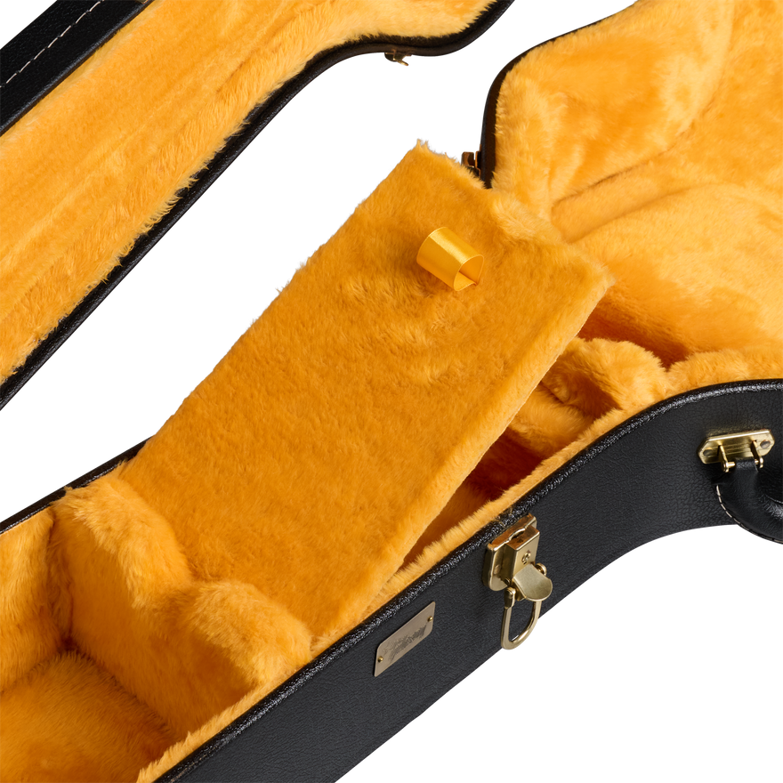 Lifton Historic 60s Hardshell Case, ES-335, Aged, Black/Goldenrod Hardshell Case Lifton