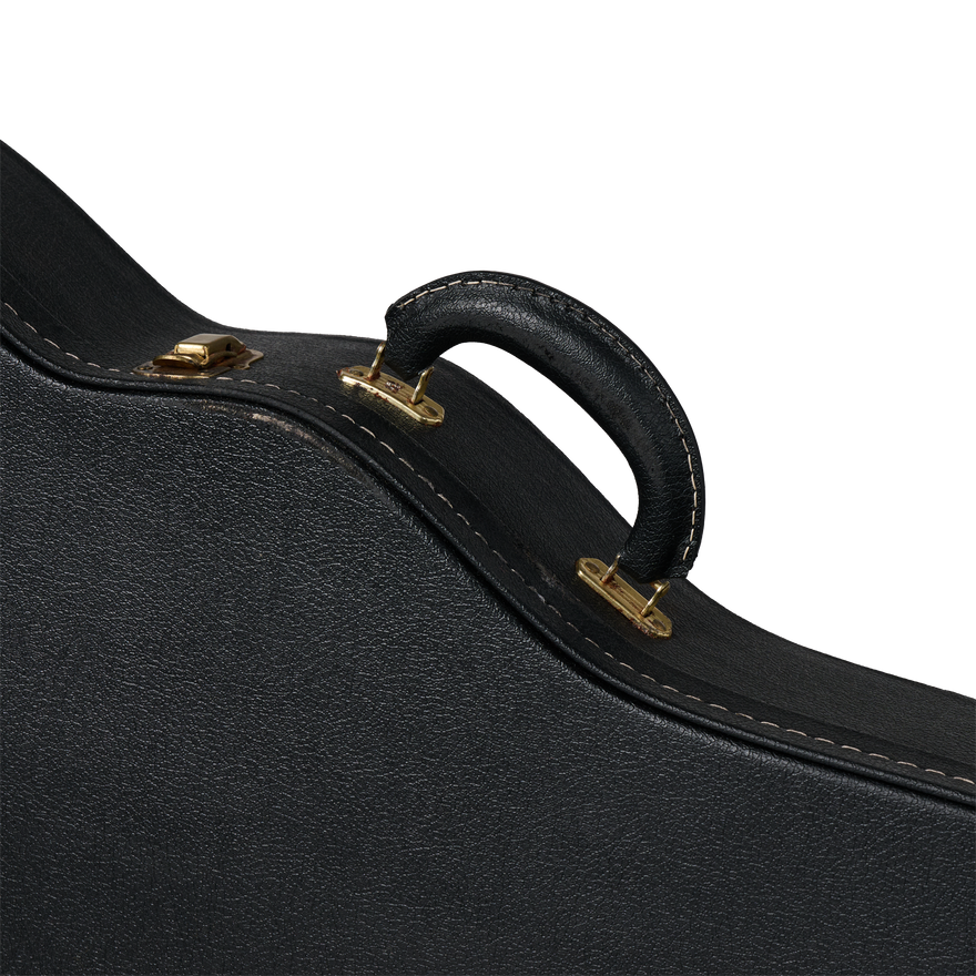 Lifton Historic Hardshell Case, Les Paul Custom, Aged, Black/Goldenrod Hardshell Case Lifton