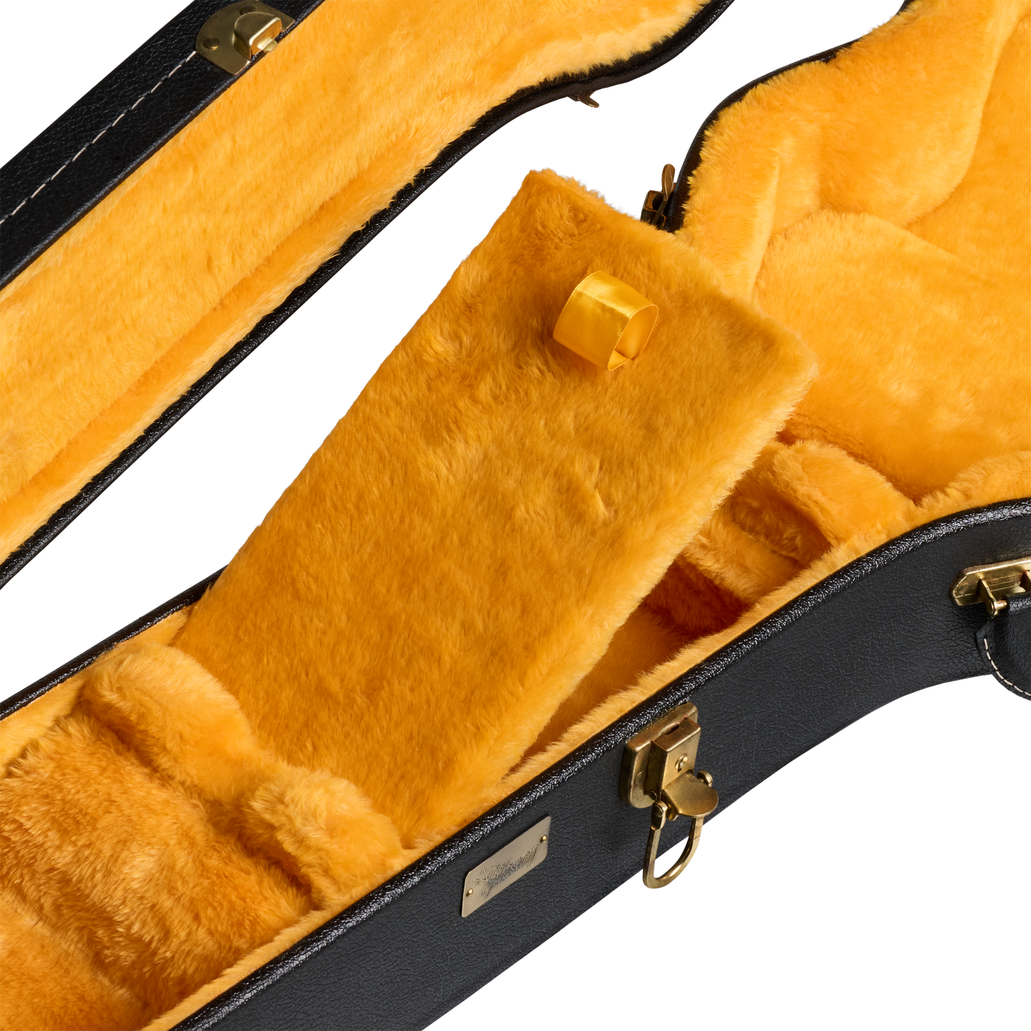 Lifton Historic Hardshell Case, Les Paul Custom, Aged, Black/Goldenrod Hardshell Case Lifton