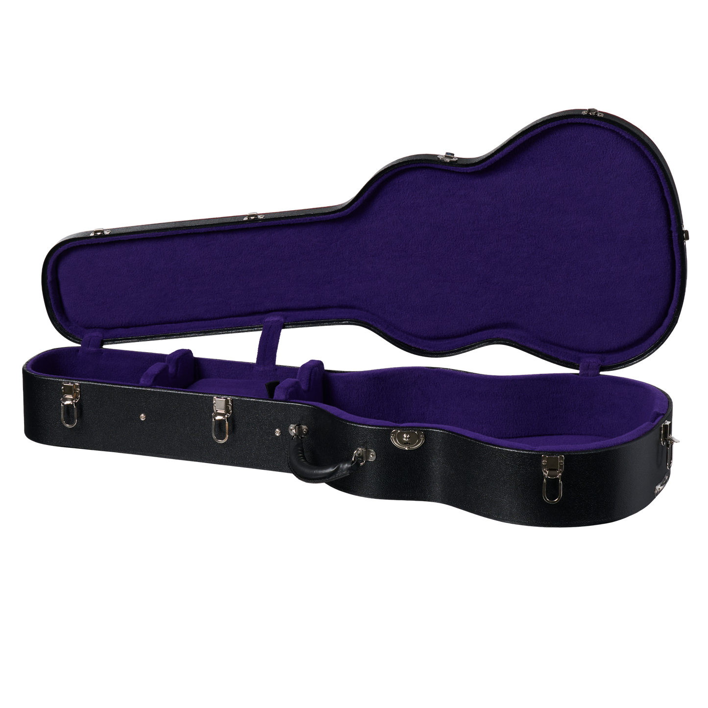 Gibson Pre-War Historic Hardshell Case, LG-2, Black/Purple Hardshell Case Gibson