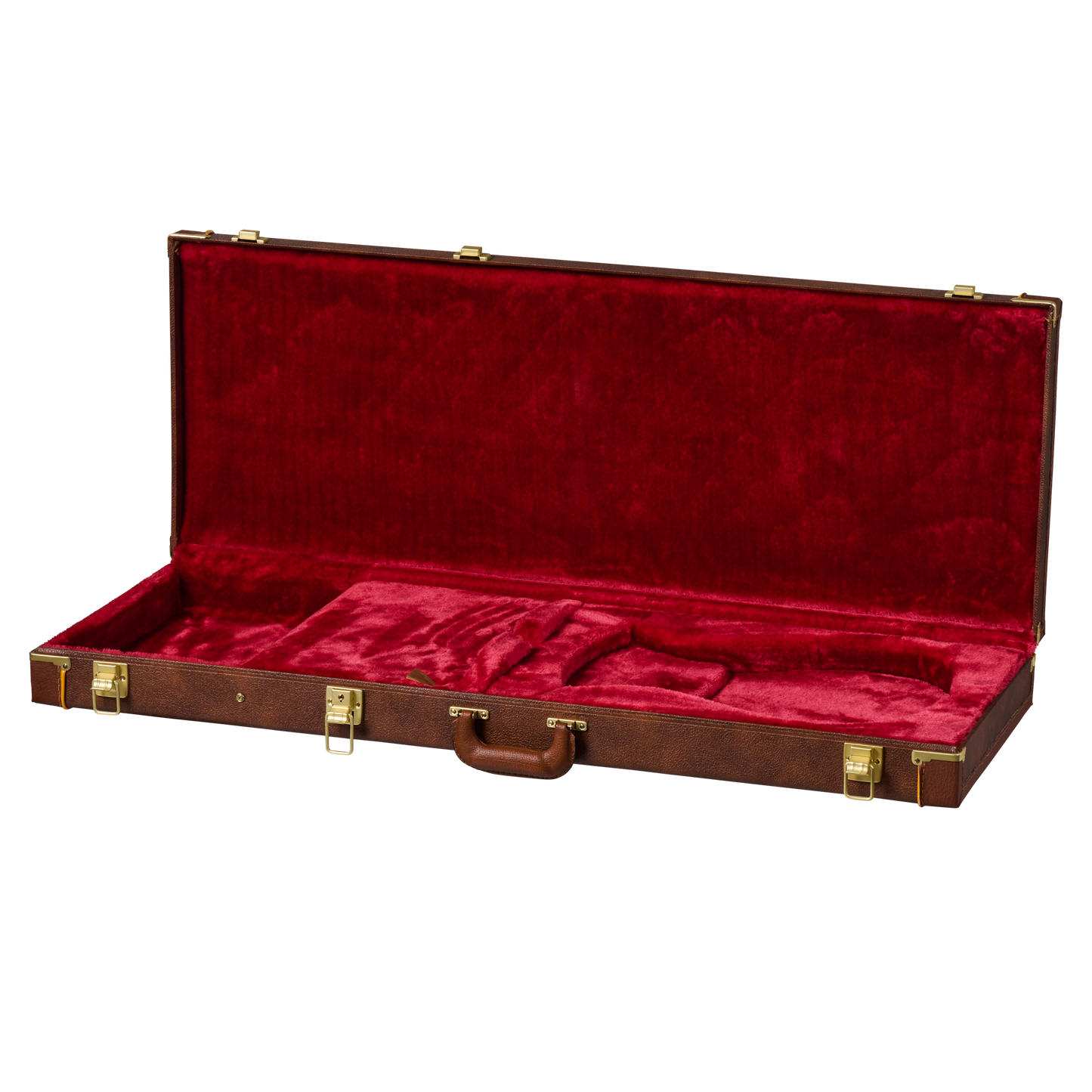 Gibson Original Hardshell Case, Theodore Standard, Brown/Red Hardshell Case Gibson
