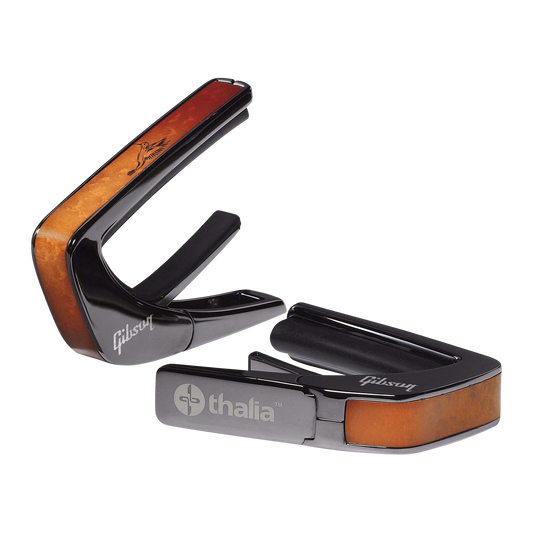 Gibson Hummingbird Burst Capo, Black Chrome, Exclusive Capo Gibson