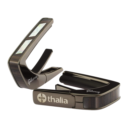 Gibson Split Parallelogram Rosewood Capo, Black Chrome, Exclusive Capo Gibson