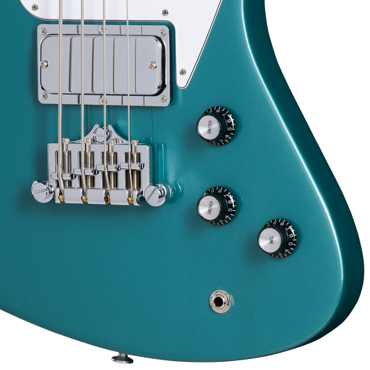 Gibson Non-Reverse Thunderbird, Faded Pelham Blue, Exclusive Electric Bass Gibson