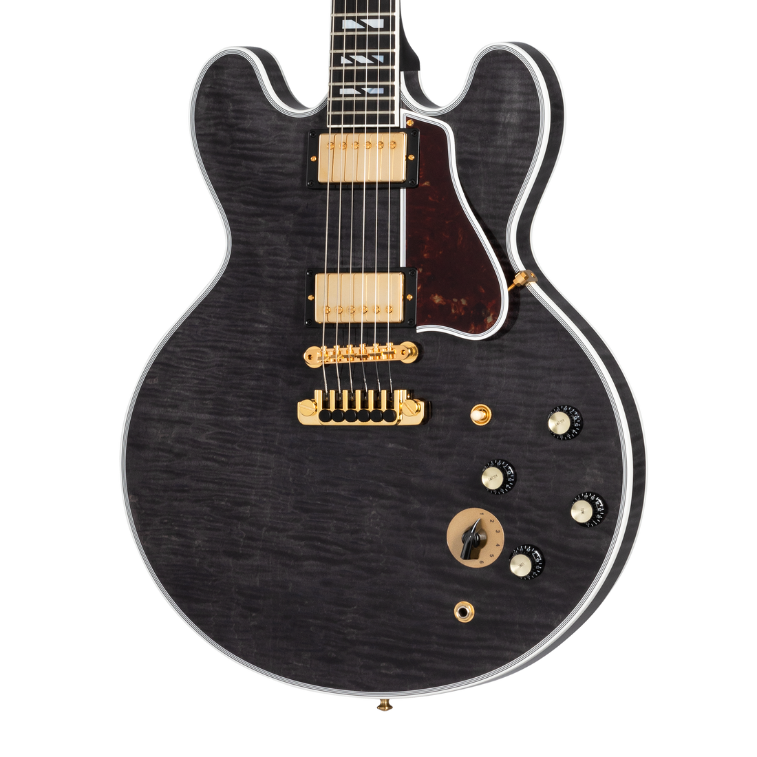 Gibson Custom B.B. King Lucille Legacy, Transparent Ebony Electric Guitar Gibson Custom